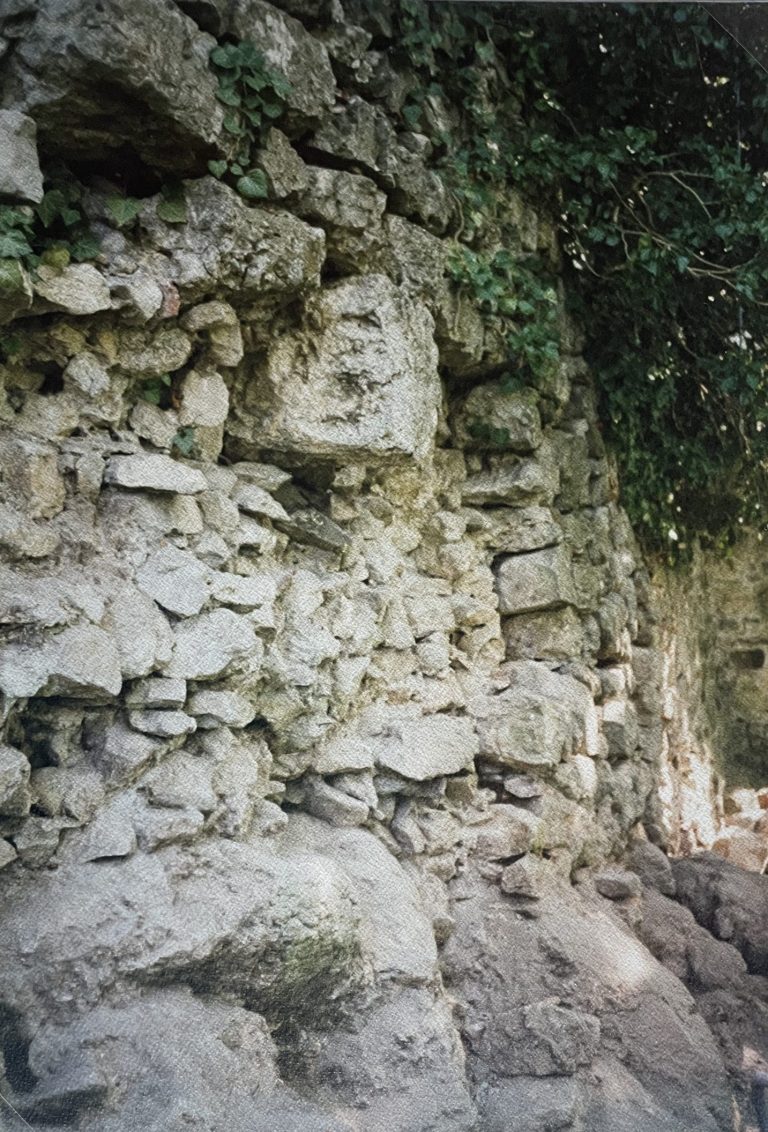 Westringmauer vor der Restaurierung