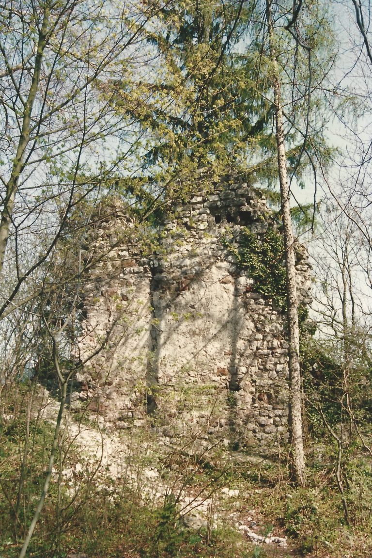 Bergfried mit Putzresten