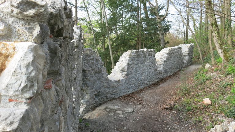 Westringmauer nach der Restaurierung